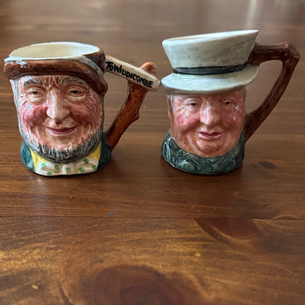 Vintage Character Mini Toby Jugs